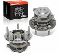 Frankberg 2x Juego de rodamientos de rueda Eje trasero con cojinete de rueda integrado Compatible con Cruze J300 Orlando J309 Volt Ampera R12 Astra H Caravan A04 Zafira Tourer C P12 Replace# 13580091