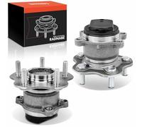 Frankberg 2x Kit de rodamientos de ruedas Eje trasero Compatible con Qashqai +2 I J10 JJ10E NJ10 1.5L-2.0L 2007-2013 X-Trail T32 1.3L-2.5L 2007-2021 Sustituir# 43202JG000