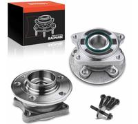 Frankberg 2x Kit de rodamientos de ruedas Eje trasero Compatible con S60 I 384 2001-2010 S80 I TS XY 2000-2006 V70 II 285 P80 SW 2001-2007 XC70 Cross Country Sustituir# 30639877