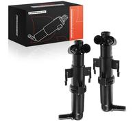 Frankberg 2x Limpieza de faros Boquillas de lavado Parte delantera izquierda derecha Compatible con Serie 5 Touring F11 Serie 5 F10 Serie 5 Gran Turismo F07 Replace# 61677377667