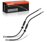 Frankberg 2x Manguera de Freno Latiguillos de freno Parte delantera izquierda derecha Compatible con Clase M W164 GL-Klasse X164 Replace# 2514200548