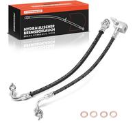Frankberg 2x Manguera de Freno Latiguillos de freno Trasero izquierdo derecho Compatible con MX-5 II NB MX-5 I NA Replace# NA7543980A,2203868