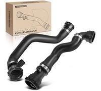 Frankberg 2x Manguera de refrigerante Arriba izquierda y abajo derecha Compatible con Serie 5 E39 523i Serie 5 E39 520i Serie 5 E39 528i Serie 5 E39 525i Serie 5 Touring E39 525i Replace# 11531705223