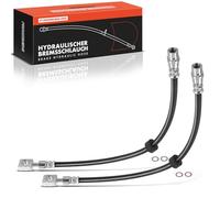 Frankberg 2x Mangueras de Freno Latiguillos de freno Compatible con L.u.p.o 6E1 6X1 Polo 6N2 Arosa 6H1 Polo Van Furgoneta/Compacto 6N1 Polo 6N1 Replace# 3A0611701