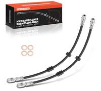 Frankberg 2x Mangueras de Freno Latiguillos de freno Parte delantera izquierda derecha Compatible con Golf IV 1J1 A3 8L1 Golf IV Variante 1J5 O.c.t.a.v.i.a I Combi 1U5 B.o.r.a 1J2 Replace# 2204584