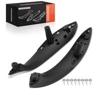 Frankberg 2x Manilla interior Panel de interruptores de la ventana del coche Izquierda y Derecha Negro Compatible con Serie 3 F30 F80 Serie 3 Touring F31 Replace# 51427281466