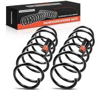 Frankberg 2x Muelles de chasis Muelles de suspensión Compatible con Polo 9A 9N R.o.o.m.s.t.e.r 5J7 Fabia I Combi 6Y5 Fabia I 6Y2 R.o.o.m.s.t.e.r Praktik 5J Replace# 6Q0411105AJ