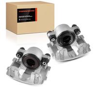 Frankberg 2x Pinza de freno Delantero Izquierda Derecha Compatible con Cherokee XJ 1999-2001 Grand Cherokee I ZG ZJ 1991-1998 Wrangler II TJ 1998-1999