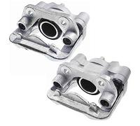 Frankberg 2x Pinza de freno Delantero izquierdo derecho AluuM.Guss con Soporte (Distancia entre orificios Soporte 82mm）Compatible con 205 I 205 II 205 309 I 309 II C15 Visa ZX Replace# 95624920