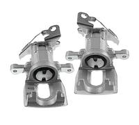 Frankberg 2x Pinza de freno Eje trasero izquierdo derecho Compatible con Mondeo III B5Y 2004-2007 Mondeo III Berlina B4Y 2004-2007 Replace# 1504907 1504906