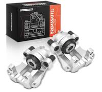 Frankberg 2x Pinza de freno Trasera fundición de alumin.io Compatible con Clase E W211 E200-E320 Clase E T-Model S211 E200-E270 Replace# 0024202583