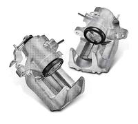 Frankberg 2x Pinza de freno Trasero izquierdo derecho alumin.io Compatible con A6 4B2 Avant 4B5 Allroad 4BH P.a.s.s.a.t 3B2 3B3 P.a.s.s.a.t Variantee 3B5 3B6 Replace# 8E0615424A