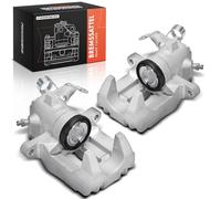 Frankberg 2x Pinza de freno Trasero izquierdo derecho alumin.io Compatible con C.a.d.d.y III MPV 2KB 2KJ 2CB 2CJ C.a.d.d.y III Furgoneta/MPV 2KA 2KH 2CA 2CH Replace# 2K0615423B