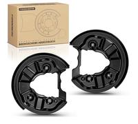 Frankberg 2x Placa protectora del disco de freno Eje trasero Compatible con Golf VII 5G1 BE1 BE2 BQ1 2.0L 2012-2020 P.a.s.s.a.t 3G2 CB2 1.4L 2.0L 2014-2024 Replace# 5Q0615612S