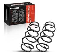 Frankberg 2x Ressorts de suspension Essieu Avant Compatibles avec Golf V 1K1 2003-2009 Golf VI 5K1 2008-2013 A3 8P7 2008-2013 Octavia II 1Z3 1Z5 2004-2013