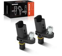 Frankberg 2x Sensor de velocidad de ruedas Sensor ABS 2 Polos Compatible con 3008 SUV M4 MC MJ MR 308 SW II L4 LC LJ LR LX 308 II L3 LB LH LP LW 5008 II M4 MC MJ MR C4 Picasso II Replace# 9800038480