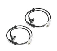 Frankberg 2x Sensor de velocidad de ruedas Sensor ABS 2 Polos Compatible con 307 Break 3E 307 CC 3B C4 Coupé LA 307 SW 3H 307 3A/C Replace# 4545C1