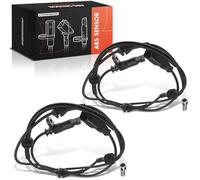 Frankberg 2x Sensor de velocidad de ruedas Sensor ABS 2 Polos Compatible con C5 III Break RW 508 SW I 8E 407 SW 6D 6E 407 6D C5 III RD Replace# 4545A9