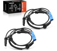 Frankberg 2x Sensor de velocidad de ruedas Sensor ABS 2 Polos Compatible con C5 III Break RW 508 SW I 8E 407 SW 6D 6E 407 6D C5 III RD Replace# 9670055080