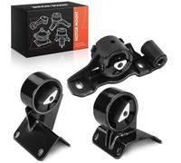 Frankberg 2x Soportes del Motor + 1x Cojinete de transmisión Compatible con Grand Cherokee II WG WJ 4.0 4x4 Grand Cherokee I ZG ZJ 4.0i 4x4 Grand Cherokee I ZG ZJ 4.0 Laredo Replace# EM-2793,EM-2794