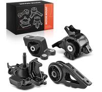 Frankberg 3 cojinetes del motor delantero trasero derecho + 1 cojinete de transmisión manual compatible con Jazz II GD GE2 GE3 1.2L-1.5L 2002-2008 Replace# 50840SAA003