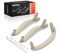 Frankberg 3x Manilla interior Panel de interruptores de la ventana del coche Delantero Trasero izquierdo derecho Gris Compatible con X5 F15 F85 X6 F16 F86 Replace# 51417345334