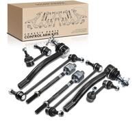 Frankberg 4 barras de acoplamiento + 2 rótulas de dirección + 2 barras de acoplamiento delantera trasera compatible con Murano II Z51 2.5 dCi 4x4 3.5 4x4 2008-2014 Replace# 546181AA0A,546184CB0A