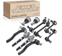 Frankberg 4 barras estabilizadoras + 4 x rótulas de dirección + 2 x articulaciones de soporte delantera izquierda derecha compatible con 6 maletero trimestre GH Replace# GJ6A34170A,GS1D-28-170