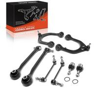 Frankberg 4 brazos de suspensión y articulación de soporte + 2 barras de acoplamiento + 2 x articulaciones de soporte delanteras compatibles con 300 C Touring LE LX 300 C LE LX Replace# K80823, K80822