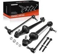 Frankberg 4 brazos de suspensión y articulación de suspensión + 2 barras de acoplamiento delanteras izquierda derecha compatibles con 300 M LR 2.7L 3.5L 1998-2004 Replace# K7213, K7211