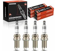 Frankberg 4 bujías compatibles con 1er E87 118i 2.0L 2004-2011 3er E46 316i 1.6L 2003-2005 5er E60 520i 2.0L 2006-2010 X1 E84 sDrive18i 2..0L 2006-2010 X1 E84 sDrive18i 2..0 0L 201 0-2015 Replace#