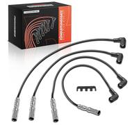 Frankberg 4 cables de encendido compatibles con A.l.h.a.m.b.r.a 7V8 7V9 2.0L 2000-2010 Fabia I 6Y2 2.0L 1999-2007 Polo 6KV2 1.6L 2000-2001 B.o.r.a 1J2 Reemplazo # 06A905409L
