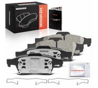 Frankberg 4 pastillas de freno compatibles con P.r.i.m.e.r.a P12 1.6L-2.2L 2002-2024 M.e.g.a.n.e II BM0/1 CM0/1 1.4L-2.0L 2002-2009 Replace# 44060AV625