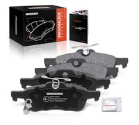 Frankberg 4 pastillas de freno, pastillas de freno para eje trasero, compatibles con Civic IX FB FG 1.3L-2.2L 2012-2016 Civic IX tricuerpo FB 1.8L 2011-2024 Replace# 43022TV0E01