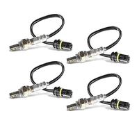 Frankberg 4 sondas lambda de 4 pines antes y después de gasolina. Compatible con Clase E W210 E 240 2,4 L Clase M W163 ML 320 ML 430 ML 55 A.M.G 3.2L-5.4L Replace# 001 540 28 17