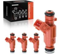 Frankberg 4 válvulas de inyector compatibles con C2 2003-2009 C3 2003-2012 C4 2004-2011 206 2005-2010, repuesto de gasolina # 0280156034