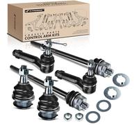 Frankberg 4 x rótulas de dirección + 2 x articulaciones de soporte delanteras compatibles con Escalade Tahoe B2W Avalanche H2 H2 SUT Replace # K6541, ES3488