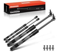 Frankberg 4x Amortiguador de gas portón trasero Luneta trasera Compatible con Grand Cherokee WG WJ Todos los Motores SUV 1999-2004 Replace# 55136965AC