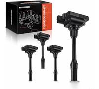 Frankberg 4x Bobinas de encendido Compatible con Carisma DA 1.8 16V GDI Carisma DA 1.8 GDI Pajero Pinin H6W H7W 2.0 GDI Space Star MPV DGA 1.8 GDI Pajero Pinin H6W H7W 1.8 GDI MD366821,MD346866