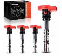Frankberg 4x Bobinas de encendido Gasolina Compatible con A4 8E2 2.0L A4 Avant 8E5 2.0L A4 cabrio 8H7 3.0L A6 Avant 4F5 3.0L A4 Avant 8E5 3.0L Replace# 06C905115M