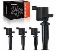 Frankberg 4x Bobinas de encendido Gasolina Compatible con Focus C-Max DM2 1.8L Focus II Turnier DA DS FFS 1.8L Mondeo IV Turnier BA7 2.0L S-Max WA6 2.0L Focus II cabrio 2.0L 4M5G-12A366-BA
