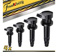 Frankberg 4x Bobinas de encendido Gasolina Compatible con Yari.s P9 1.0L C.o.r.o.l.l.a Verso R1 ZER ZZE12 1.8L A.v.e.n.s.i.s Station Wagon T25 1.8L 107 PM PN 1.0L C.o.r.o.l.l.a E12 1.6L 19500B2040