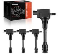 Frankberg 4x Bobinas de encendido Módulo de bobinas de encendido Compatible con Primera P12 2.0 X-Trail T30 2.5 4x4 X-Trail T30 2.0 Primera Touring WP12 2.0 Primera Hatchback P12 2.0 UF-350 224488H300