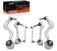 Frankberg 4x Brazo transversal + 2x Barra de acoplamiento Compatible con Serie 1 E81 X1 E84 Serie 3 Touring E91 Serie 1 E87 Serie 1 cabrio E88 Replace# 31356765934
