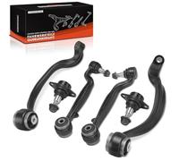 Frankberg 4x Brazo transversal + 2x Junta de soporte Parte delantera izquierda derecha Compatible con R.a.n.g.e R.o.v.e.r III L322 2.9L-5.5L 2002-2012 Replace# RBJ500920, LR018343