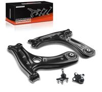 Frankberg 4x Brazo transversal Brazo de eje Compatible con Fabia II 542 Polo 9A 9N Fabia II Combi 545 R.o.o.m.s.t.e.r 5J7 Ibiza III 6L1 Replace#