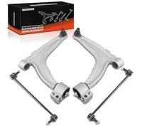 Frankberg 4x Brazo transversal Brazo de eje Delantero Ambos lados Compatible con Vectra C Caravan Z02 Vectra C CC Z02 Signum Z03 9-3 cabrio YS3F 9-3 D75 D79 E79 YS3F Replace# 520-551