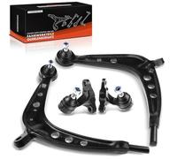Frankberg 4x Brazo transversal Brazo de eje Delantero izquierdo derecho Compatible con Serie 3 Touring E46 325xi 330xi 330xd Serie 3 E46 325xi 330xi 330xd Replace# 31126758533,31126756695