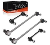 Frankberg 4x Estabilizador Barra de acoplamiento Parte delantera izquierda Derecha Compatible con XC90 I 275 V70 II 285 S60 I 384 XC70 Cross Country 295 S80 I 184 V70 II SW V70 II P80 S80 31201602