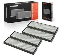 Frankberg 4x Filtro de aire de la cabina Compatible con i20 PB PBT DS5 KF Compacto Replace# K1257-2X,971331J000